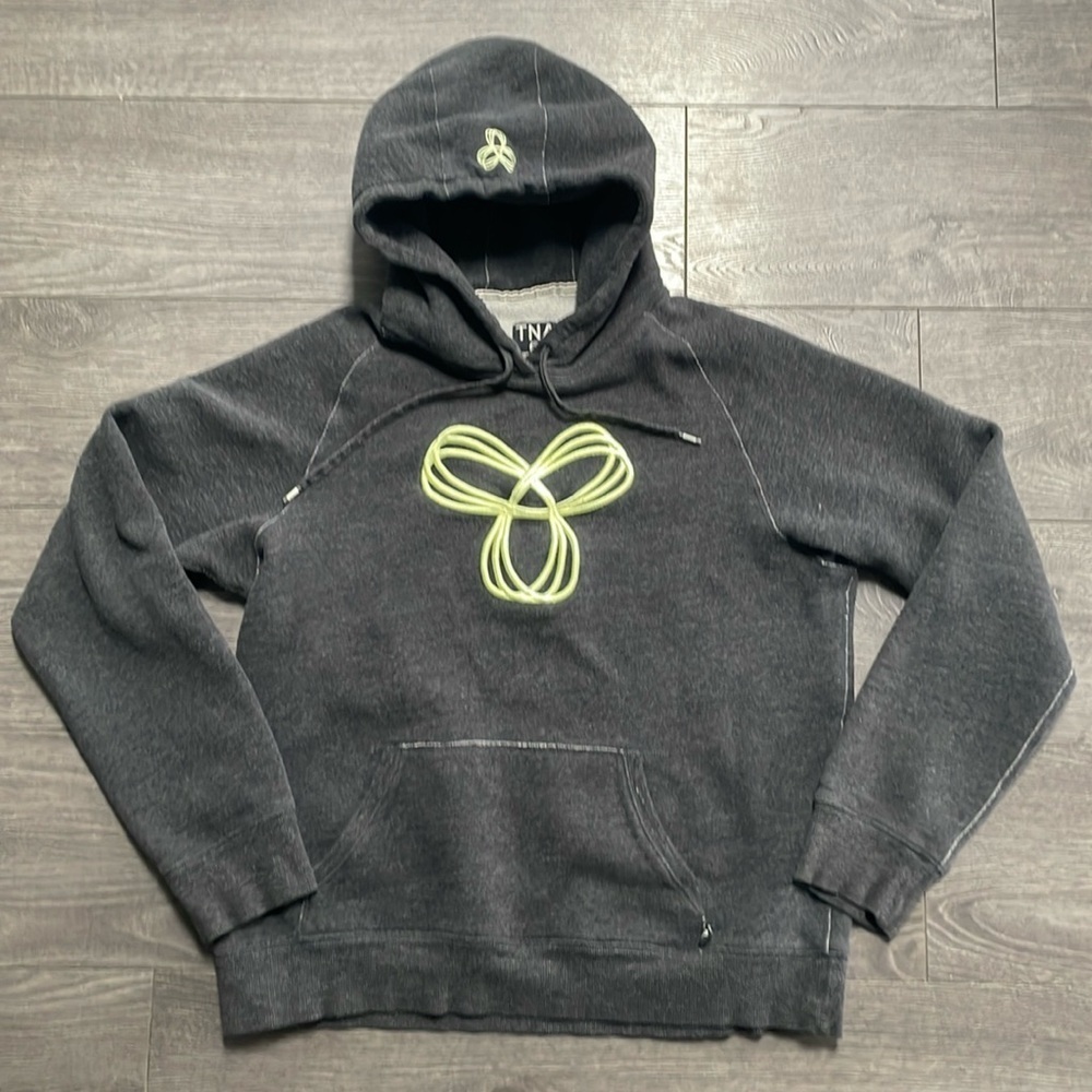TNA | Grey & Mint Green pullover Hoodie
